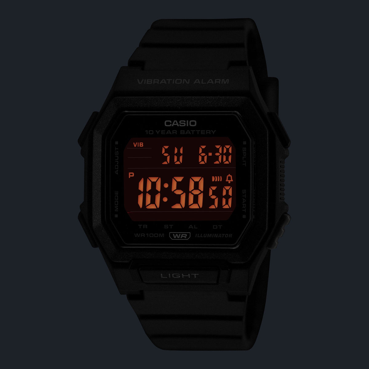 Casio W-738H-1BV Digital Unisex Watch